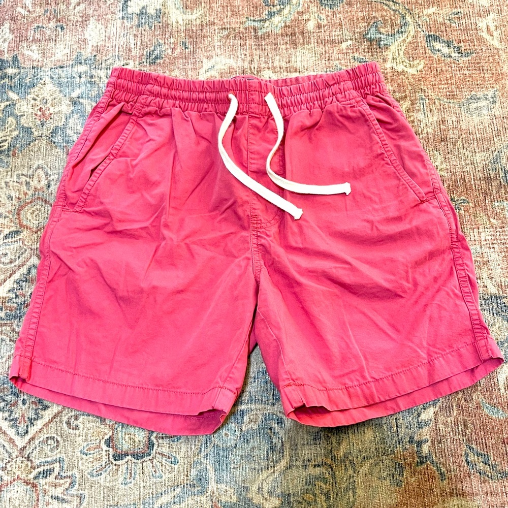 J. Crew Garment Dyed Shorts Red Men’s Size Small